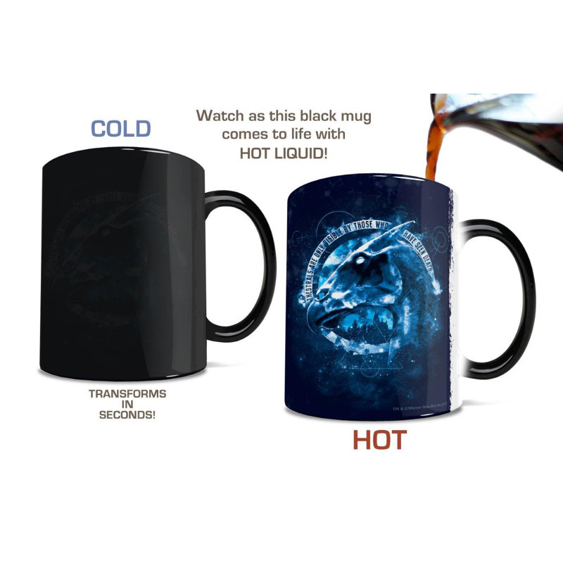 Harry Potter Thestrals Morphing Mugs Heat-Changing Drinkware - 11oz
