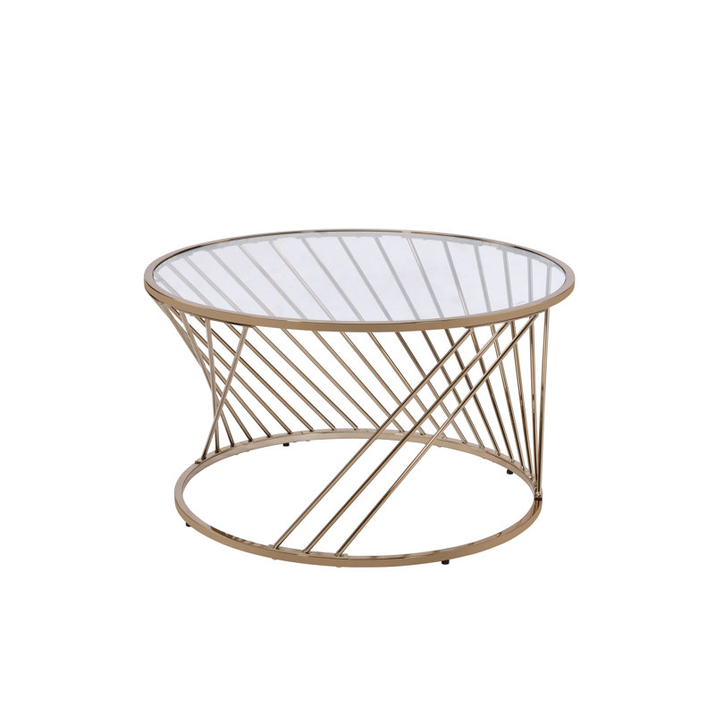 Aamori Glass Top Coffee Table