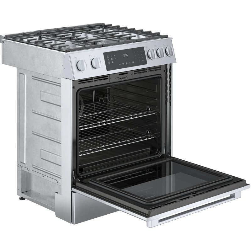 800 Series 30" 4.6 cu ft. Slide-in Electric Range, Stainless Steel