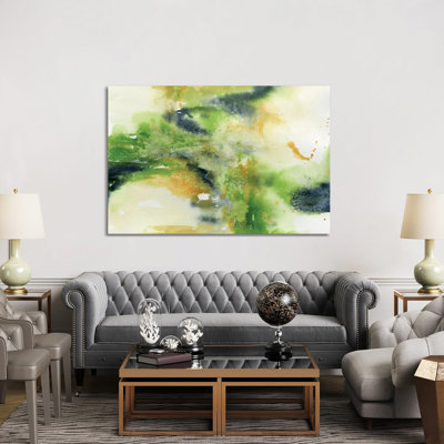 Green Abstract by Liz Covington - Gallery-Wrapped Canvas Giclée on Canvas