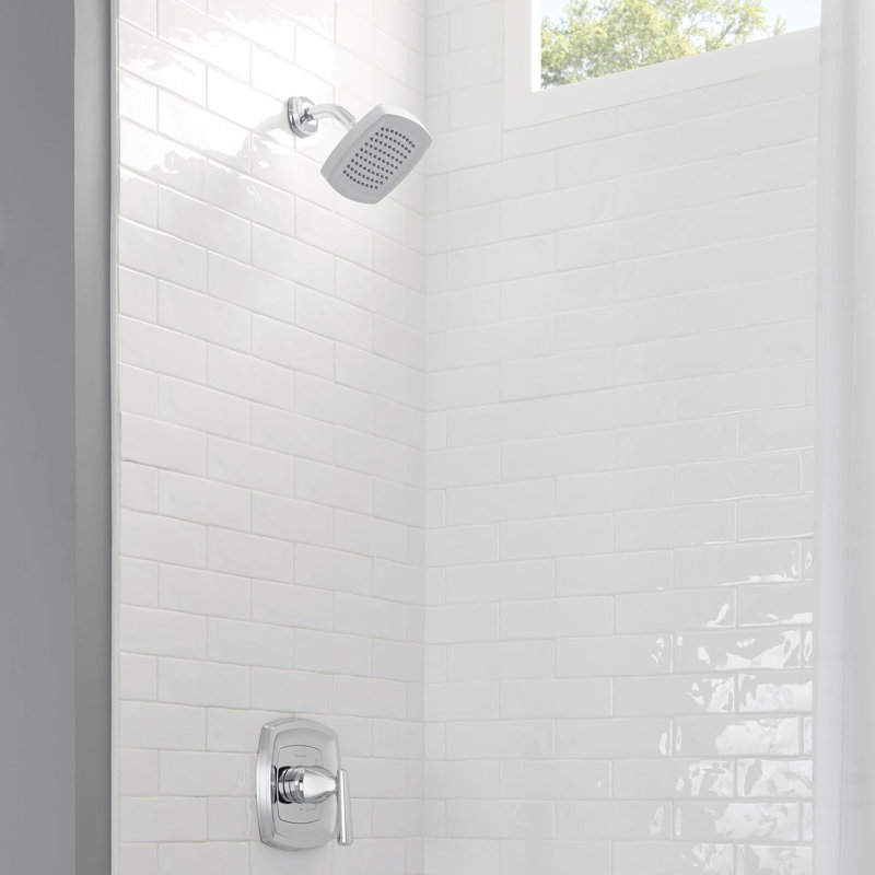 Robinet de douche thermostatique Edgemere, Chrome poli