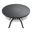 Ensemble de 5 meubles de patio en fonte d'aluminium avec table ronde