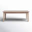 Amina Outdoor Solid Wood Acacia Rectangular Coffee Table