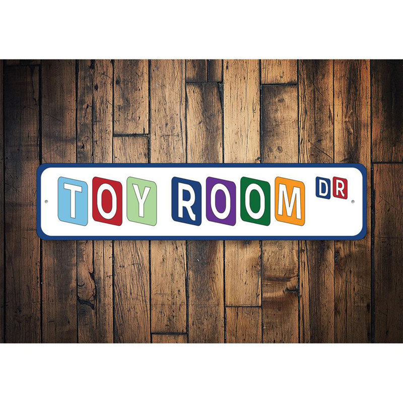 Plaque de rue en aluminium, H 4 po x l 18 po x P 0,04 po