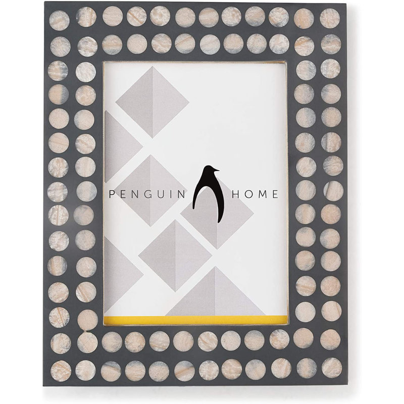 Bevelled Picture Frame, 26.5cm H x 21.8cm W x 26.8cm  D, Grey
