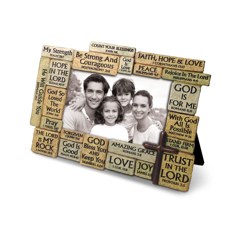 Stacked Stones Picture Frame