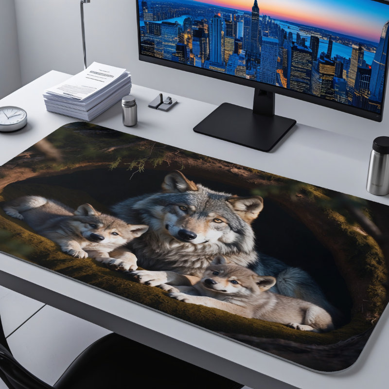Polyester Desk Pad, 23.6x13.8