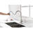 Brushed Nickel Pull Out Kitchen Faucet, Single Handle High Arc With Pull Down Sprayer | Gift Idea