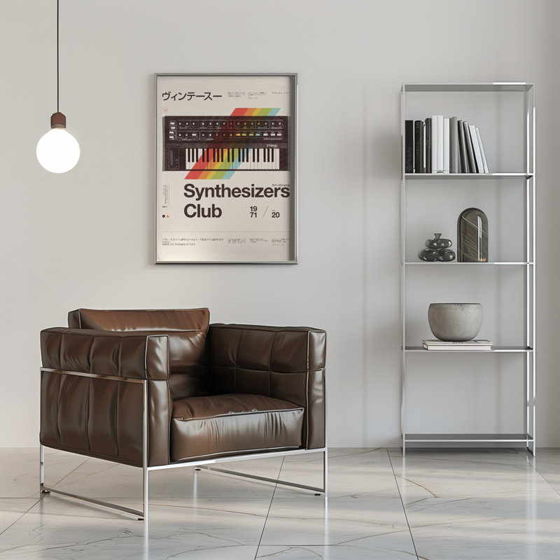 Synthe Club by Florent Bodart - Wrapped Canvas Print, 76.2cm H x 76.2cm W