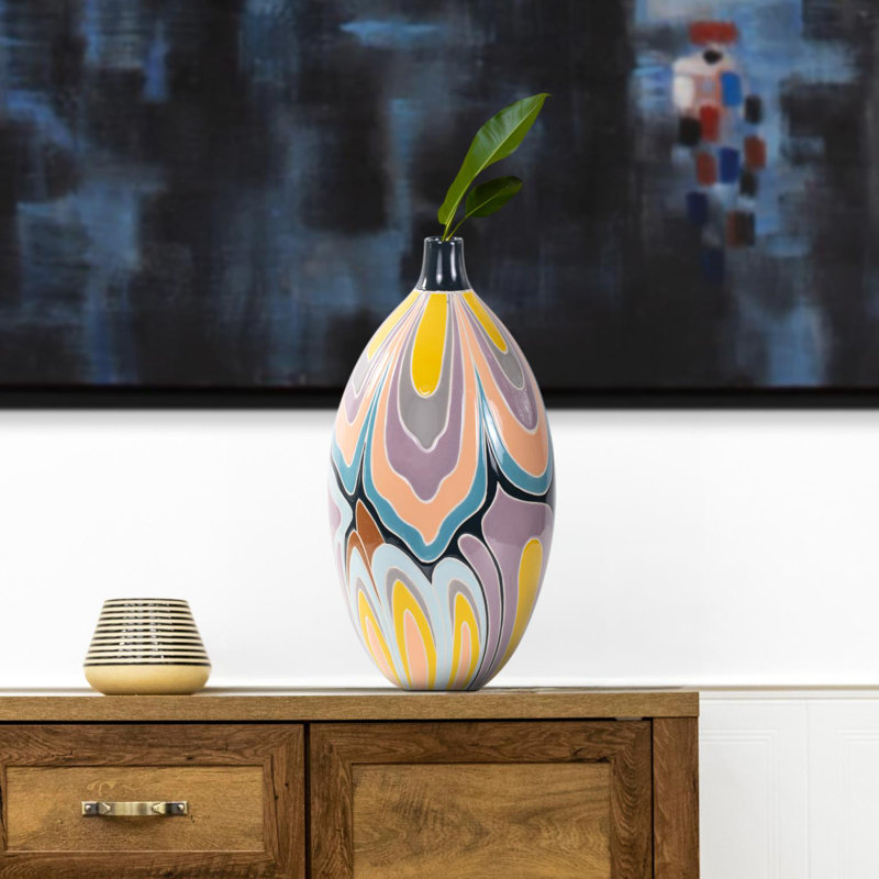 Grand vase en porcelaine Bramwell
