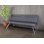 Willow Lounge Reception Armless Sofa Steel Legs