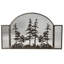 Tall Pines 3 Panel Fireplace Screen-66465336-66465337