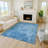 Machine Washable Indoor/Outdoor Derrick ACN2224 Floral Rug-471900276