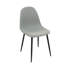 Mose 45cm H Fabric Upholstered Metal Upholstered Back Side Chair in Grey-1118271588-1176719319