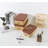 Kraft Decorative Boxes With Light Leather Lids, Set Of 3 Cardboard Memory Boxes For Keepsakes With Bronze Label Holders, Perfect For Home And Office Decor And Organizing