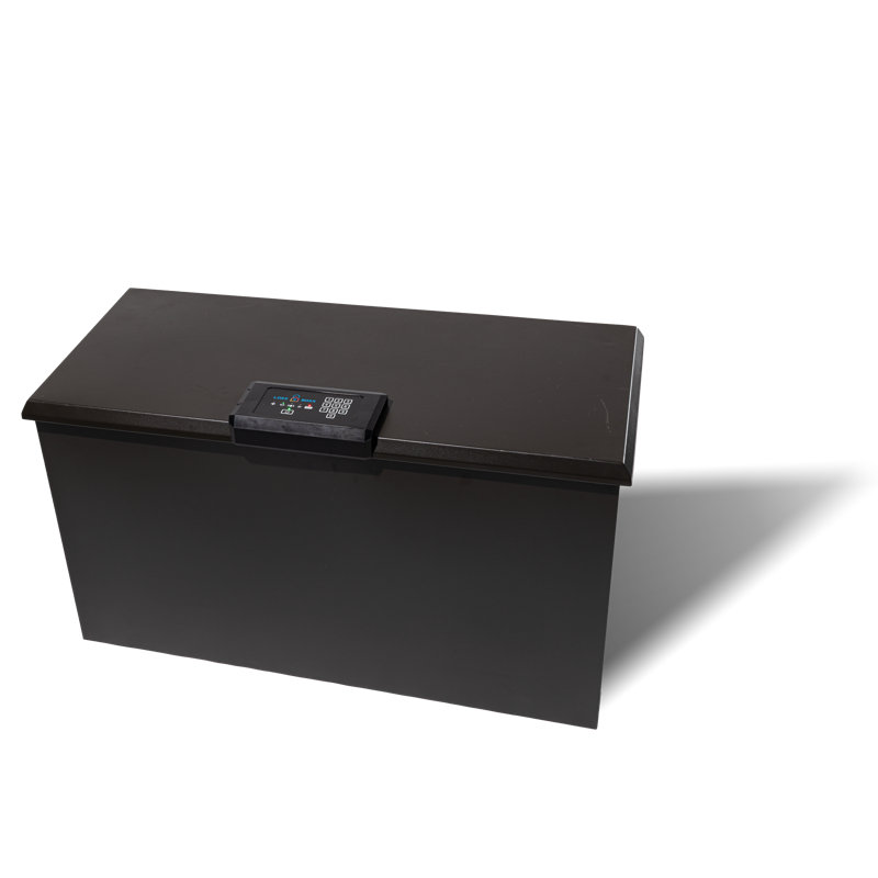 Boîte très large Loxx Boxx, Noir mat