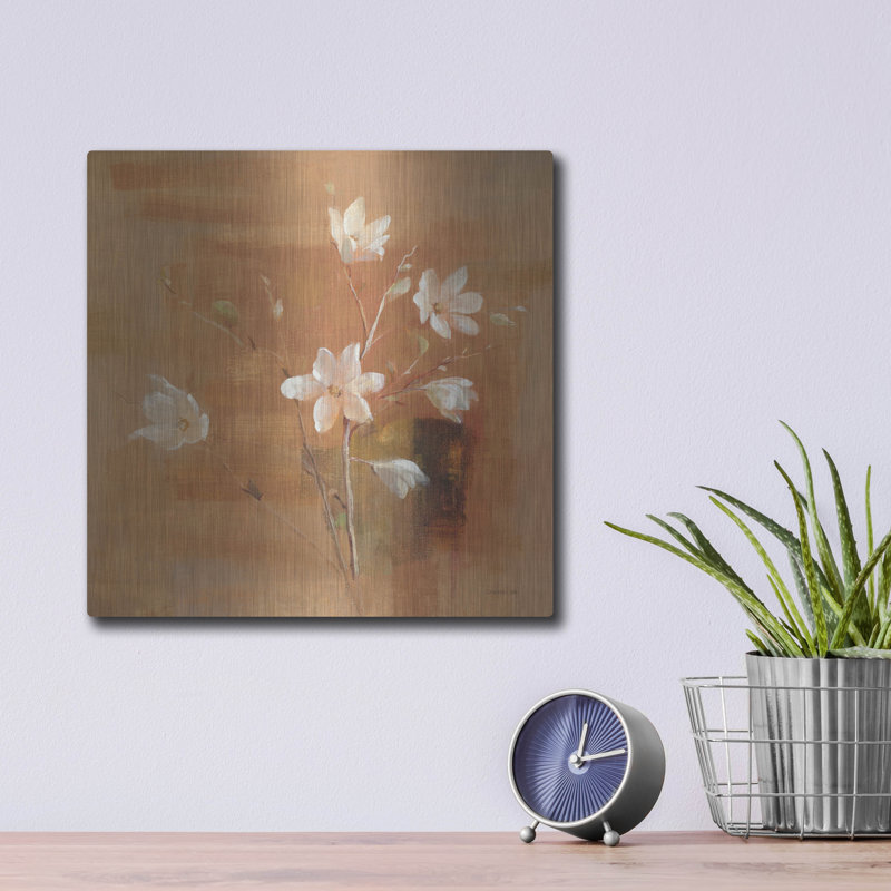 «White Magnolia» par Danhui Nai, art mural en métal