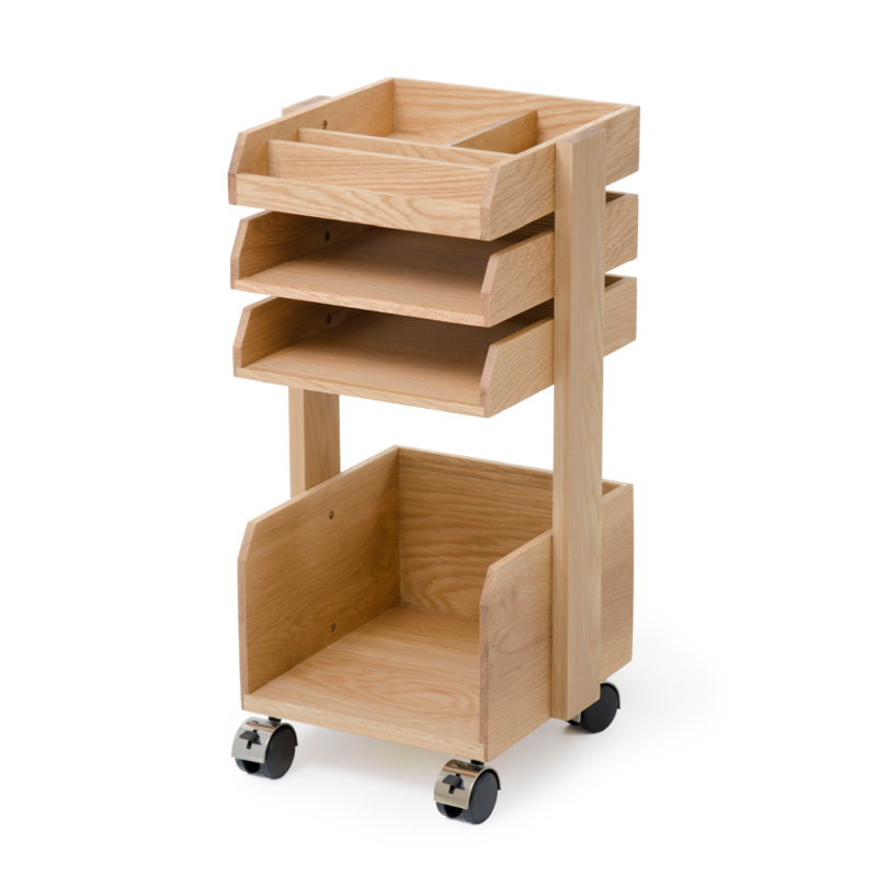 Solid Wood Bar Cart