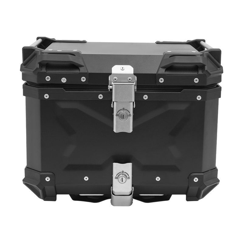 Motorcycles Tail Storage Case With Safety Lock, 12.01" H x 16.14" W x 12.99" D