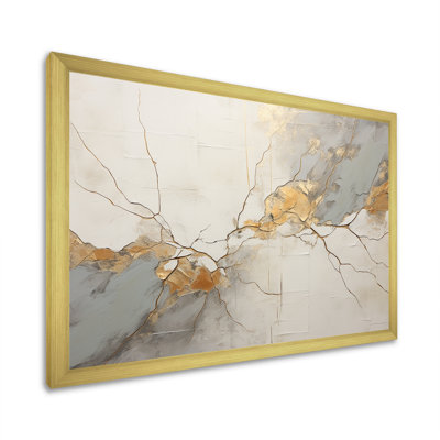 " Beige Gold Minimalism Poteries I "