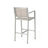 29.50" Barstools with Silver Rust-Proof Aluminum Frame, Set of 2