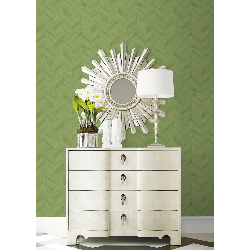 Grass Cloth Wallpaper Roll, Pistachio