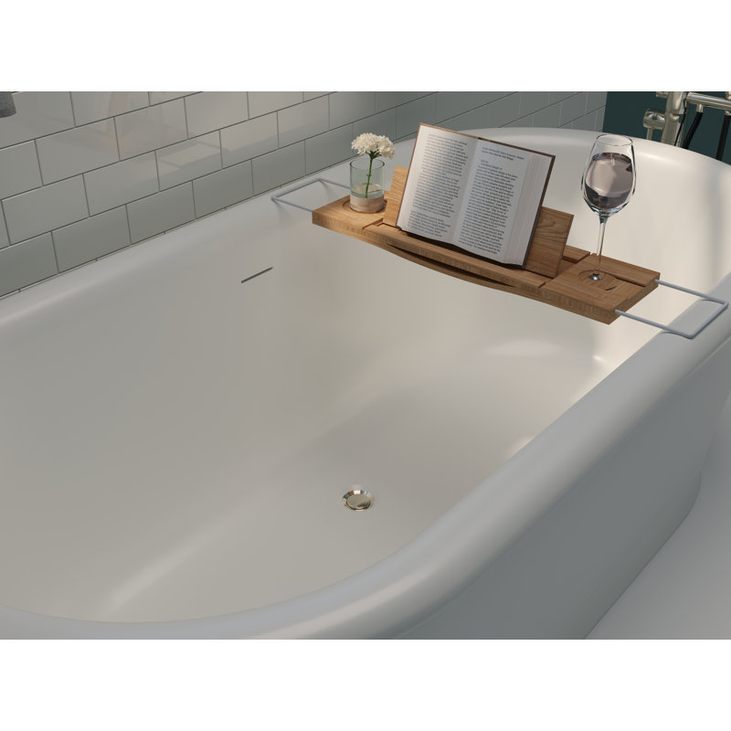 Solid Teak Bathtub Caddy