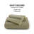 3PCS Waffle Washed Duvet Set-114555598