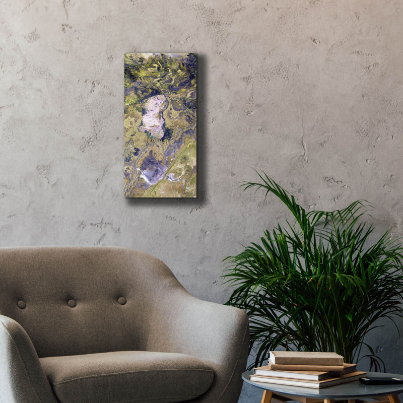 «Atlas Mountains 1» par Alicia Ludwig, art mural sur toile, H 24 po x l 12 po x P 0,75 po