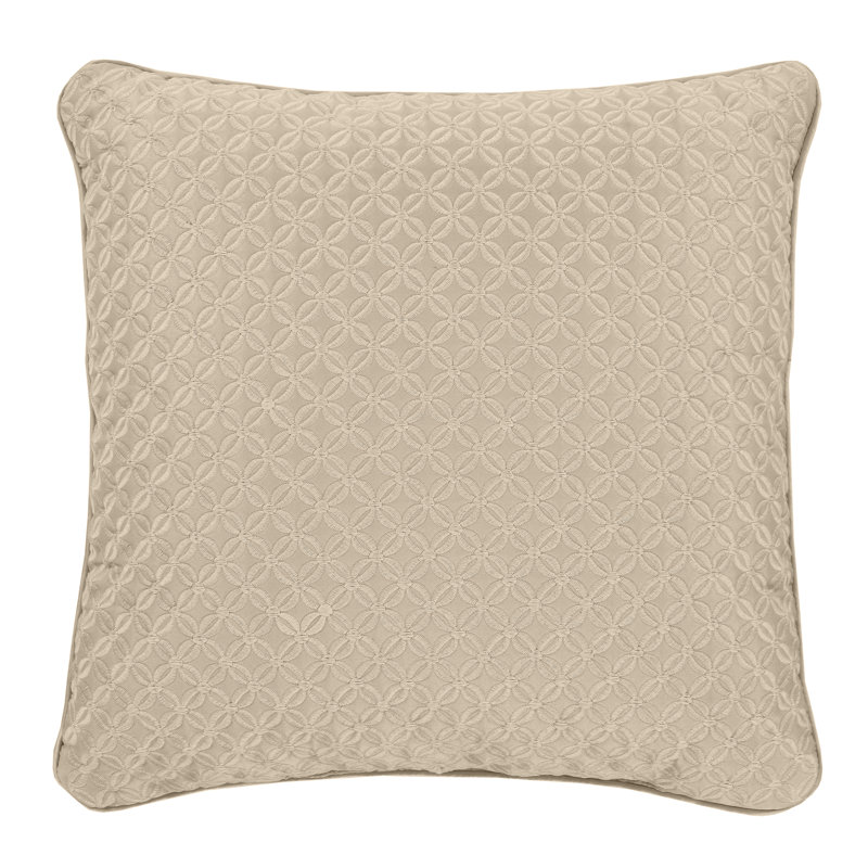 Lyndon 16" Square Decorative Throw Pillow, Pearl