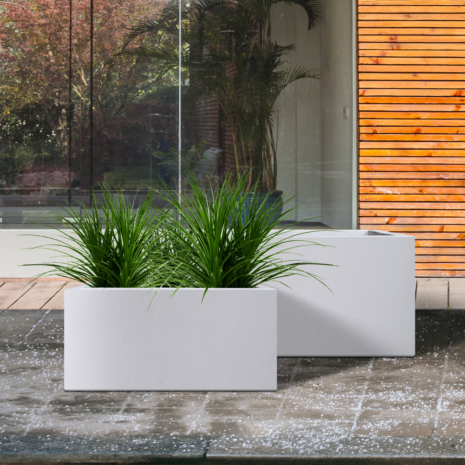 Tali Pot Planter, 14.7" H x 14.7" W x 11.8" D