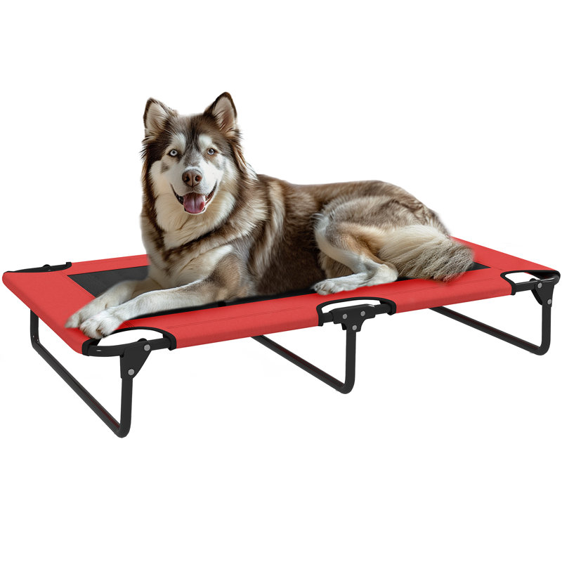 Polyester Pet Bed, Red
