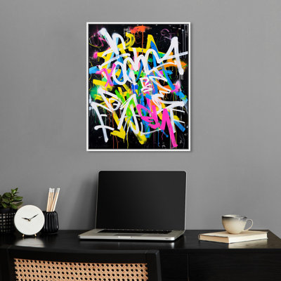 Urban Evasion Canvas Graffiti Inspired Wall Art By Notoriart