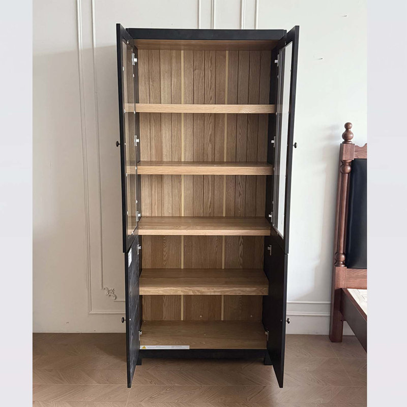 Sophisticated Display Cabinet with Versatile Storage for Precious Collectibles