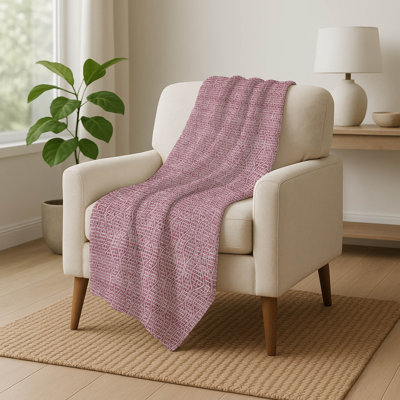 Addison Machine Washable Sherpa ASB876 Modern Throw Blanket