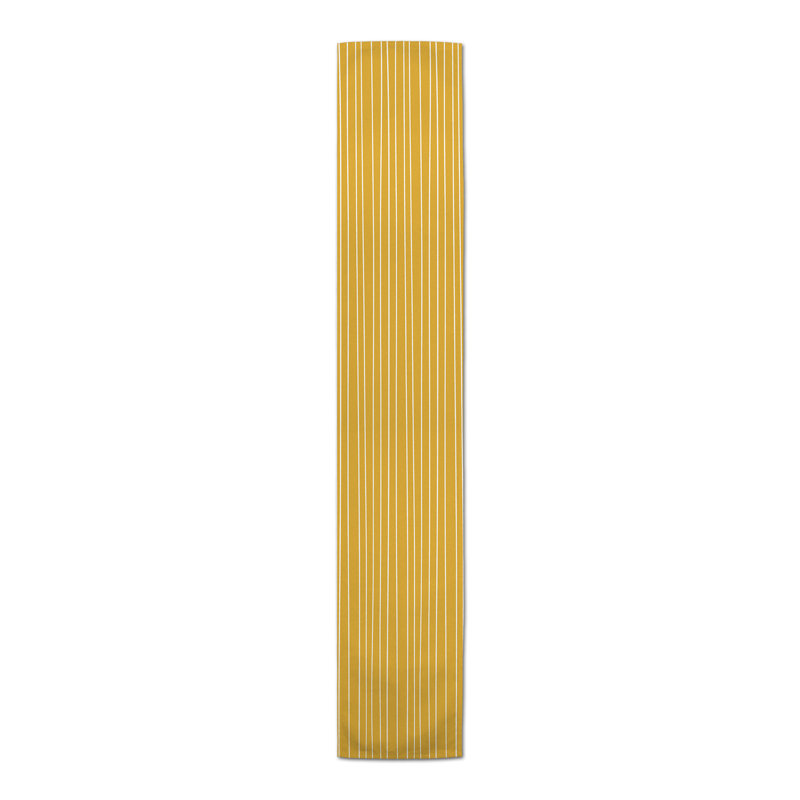 Chemin de table Pantanella, 72 po x 16 po, Jaune
