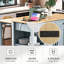 Îlot de cuisine 47 po avec table de salle à manger extensible-593126295