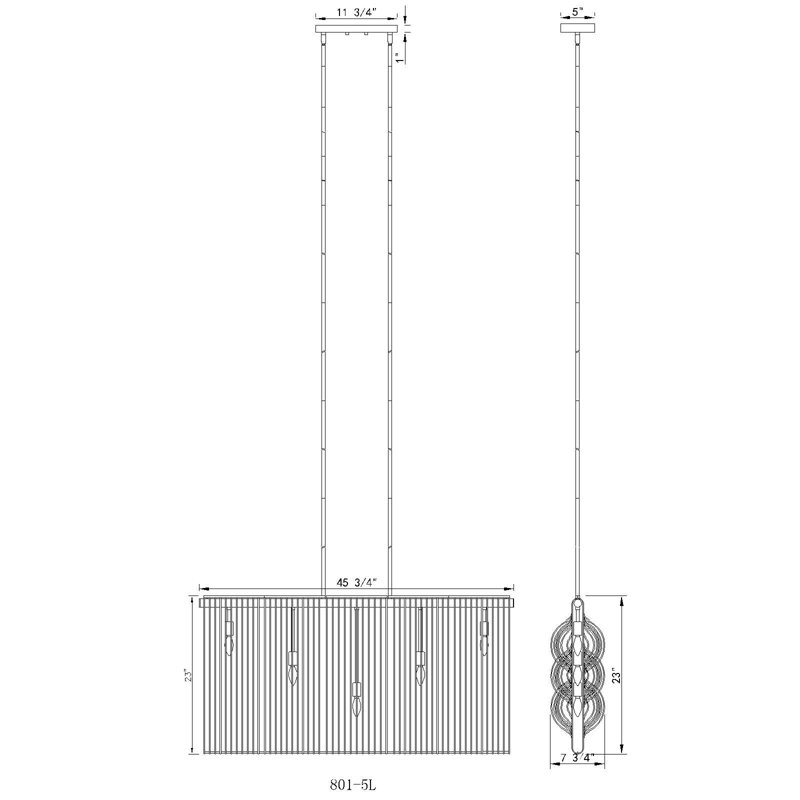 Adalwin 5 - Light Unique/Statement Pendant