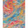  Abstract Harmony Boho Modern Marble Multi Color Flat-Weave Area Rug