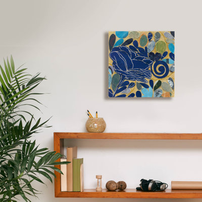 Art mural sur toile «Rose 1» par Candra Boggs