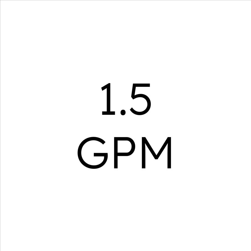 Full Handheld Shower Head, 1.5 GPM