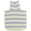 Sunnylife: Serviette à capuche pour enfant - Sid The Seagull Stripe - Coton doux absorbant, serviette à enfiler Poncho avec oreilles et poche, piscine-plage-bain