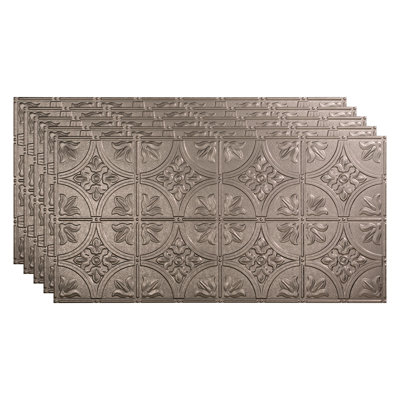 24.375 in. L x 48.375 in. W Embossed Vinyl Glue Up Ceiling Tile