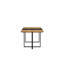Ensemble de salle à manger 9 pièces 9 pièces pour 8 chaises de table en grain de bois bicolore et 8 chaises en similicuir blanc-520310213
