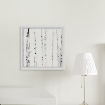 «Wood Patches» par Parvez Taj - peinture encadrée