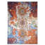 Hand Knotted Wool Area Rug in Rust