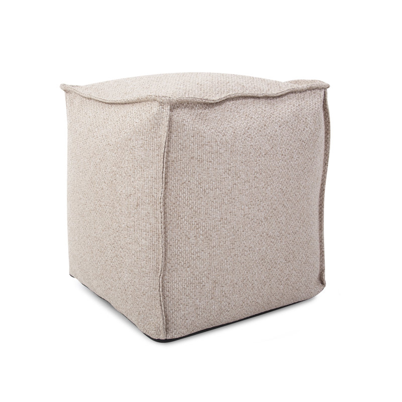 Pouf rond de 20 po de largeur, Sable