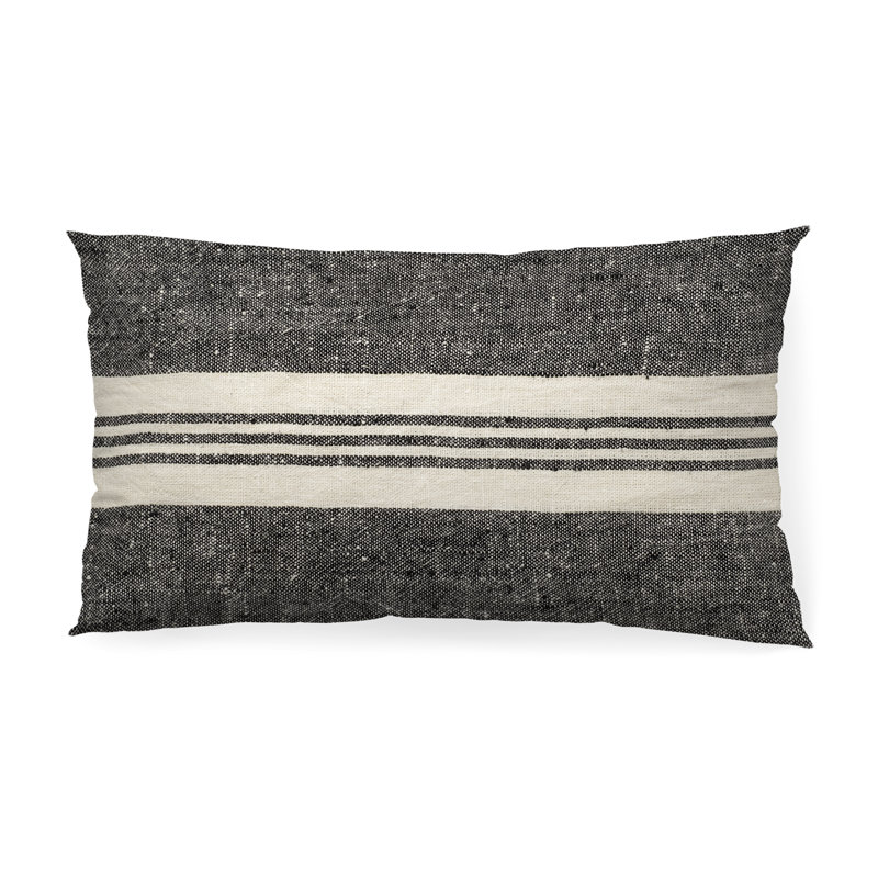 Cotton Reversible Pillow Cover, Height(14") x Width(26")