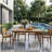 Outdoor 69" Solid Wood Dining Table