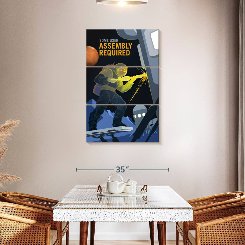 Oberle Mars Explorers Wanted Poster I, 45" H x 28" W